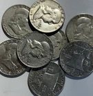 1 Random Franklin Silver Half Dollar - 90% Silver