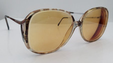 Vintage Mirari 3016 8077 Brown Gray Oval Sunglasses Italy FRAMES ONLY