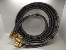 RCA 5 Connector 6 Foot Digital High Performance Audio Video Cable 24k Plated