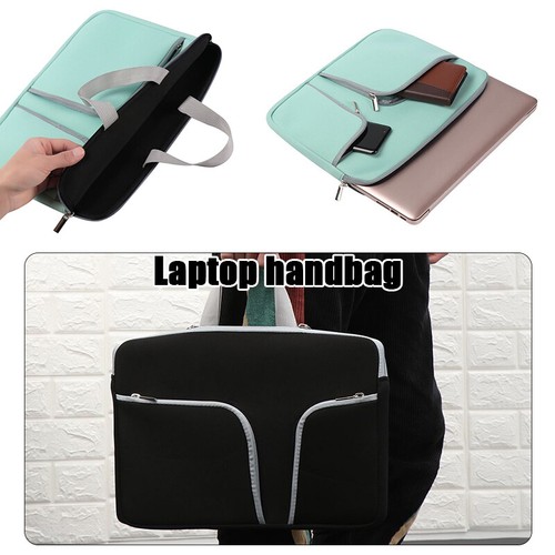 10" To 17"in Laptop Sleeve Cover Notebook Computer Case Handbag Carrying Bag - Picture 2 of 27