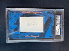 2013 HA FIVE BOROUGHS CUT AUTO AUTOGRAPH BOB TURLEY 15/21 PSA AUTHENTIC