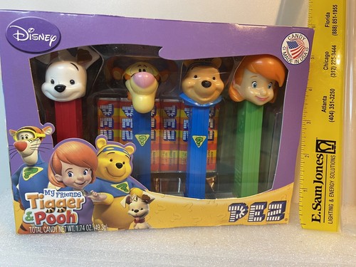 Disney MY FRIENDS TIGGER & POOH Boxed PEZ Set - Winnie the Pooh, Buster, Darby