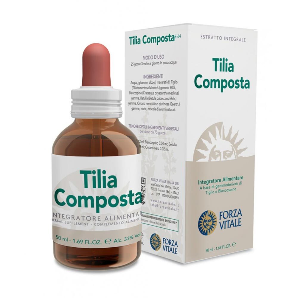 Forza Vitale Tilia Composta Integratore Alimentare in gocce, 50ml