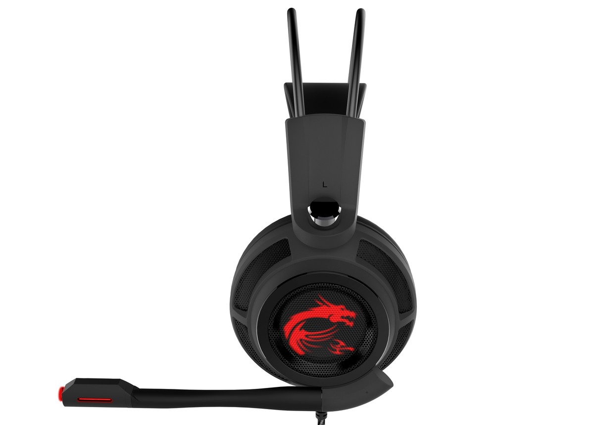 MSI DS502 GAMING Headset with Surround Sound and Vibration | eBay