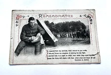 Remembrance Military Postcard 1917 2cent Stamp