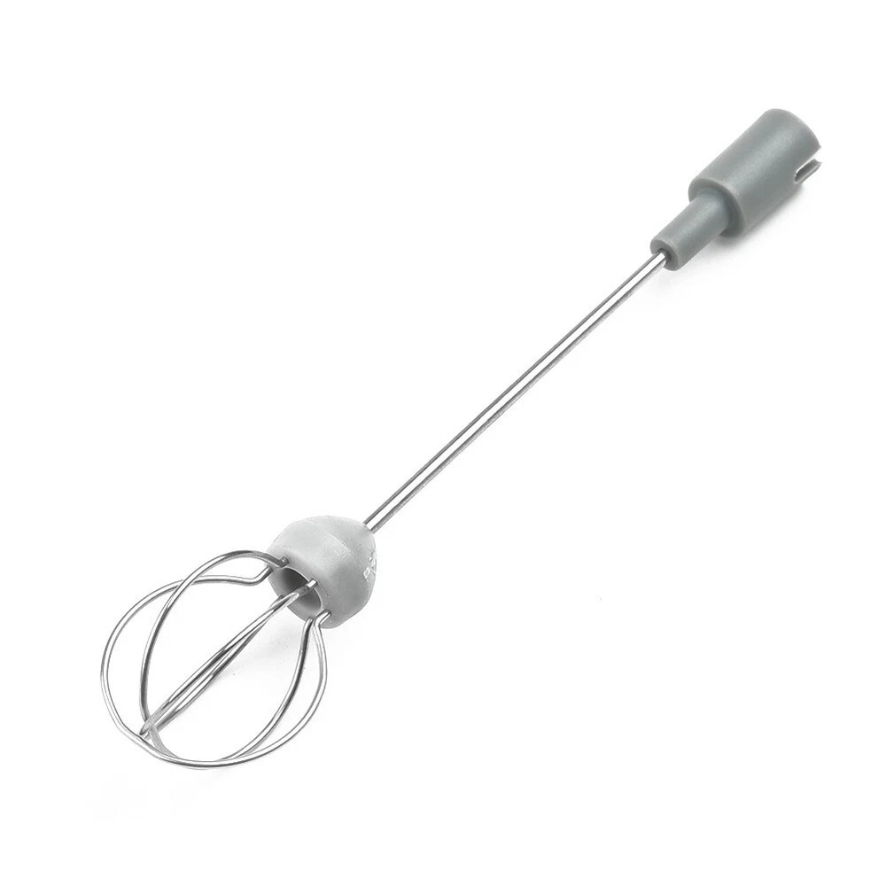 Milk Frother Handheld Double Spring Whisk Head Powerful Electric Spring 19000RPM