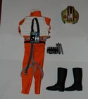 Luke Skywalker X-Wing Outfit 12"-Kenner-Star Wars 1/6 Scale-Use To Customize