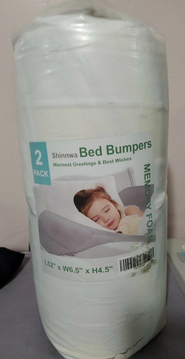 Shinnwa Memory Foam Bed Bumpers 52 x 6.5 x 4.5 2