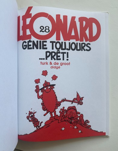 Turk & De Groot LEONARD Génie toujours ...prêt! Tome 28 | 1998 Dargaud Hardcover - Bild 9 von 11
