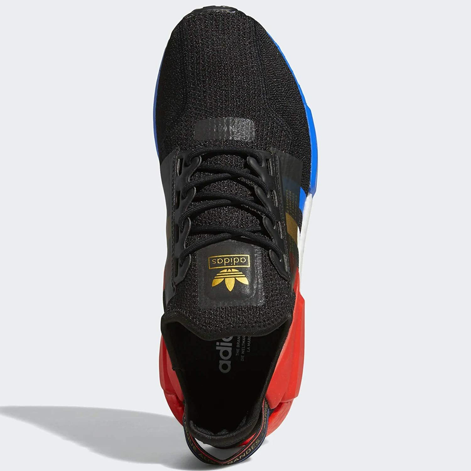 Adidas NMD_R1 V2 'Paris' Core Black/Cloud White/Blue FY2070 – KICKS CREW
