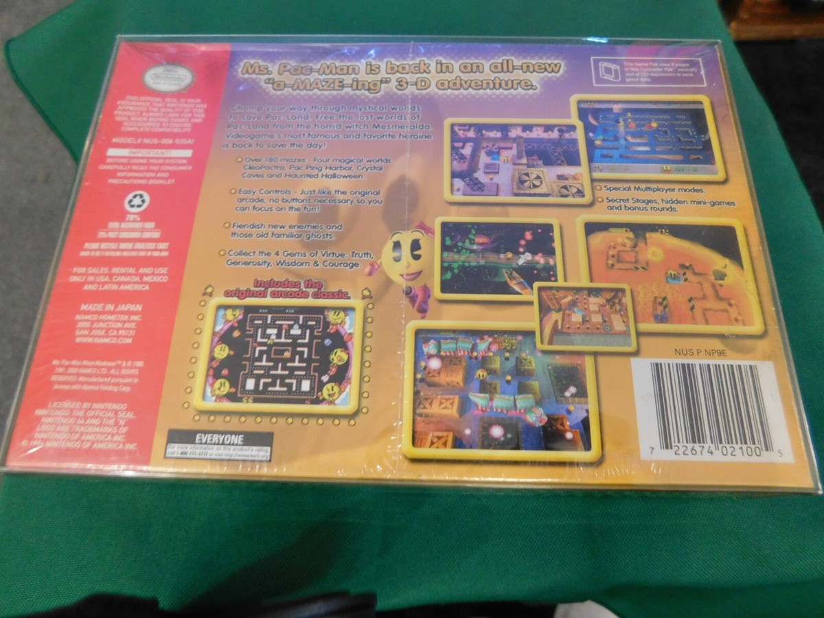 Ms. Pac-Man: Maze Madness (Nintendo 64, 2000) for sale Ms. Pac-Man: Maze Madness (Nintendo 64, 2000) for sale