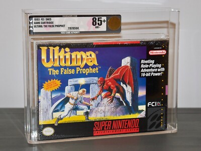 SUPER NINTENDO SNES ~ ULTIMA: THE FALSE PROPHET - VGA 85+ NEW SEALED RARE 1993