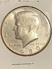 1980 P Kennedy Half Dollar Circulated - looks GOOD!!
