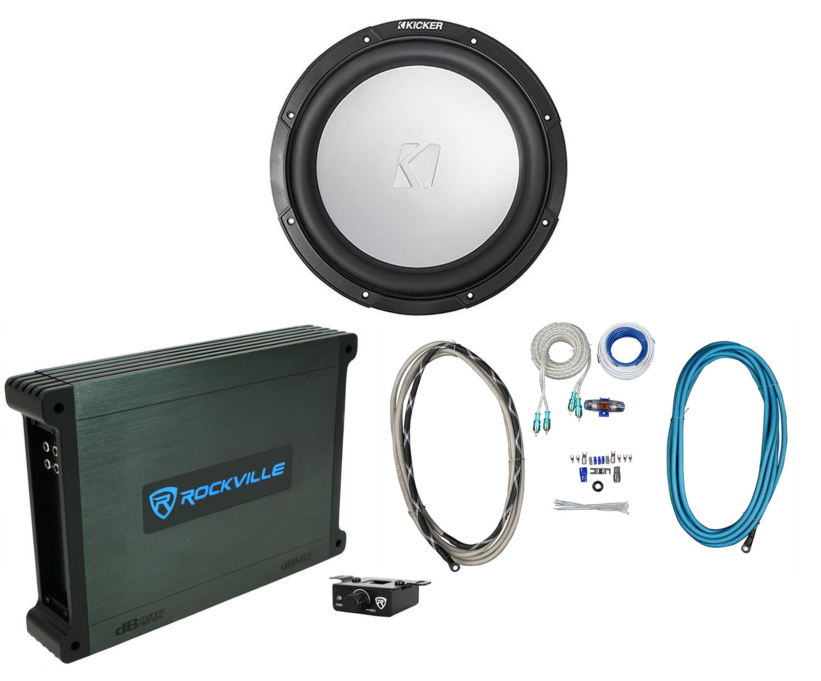 Морской лодочный сабвуфер KICKER 45KM104 10 мощностью 350 Вт Монофонический усилитель Комплект усилителей