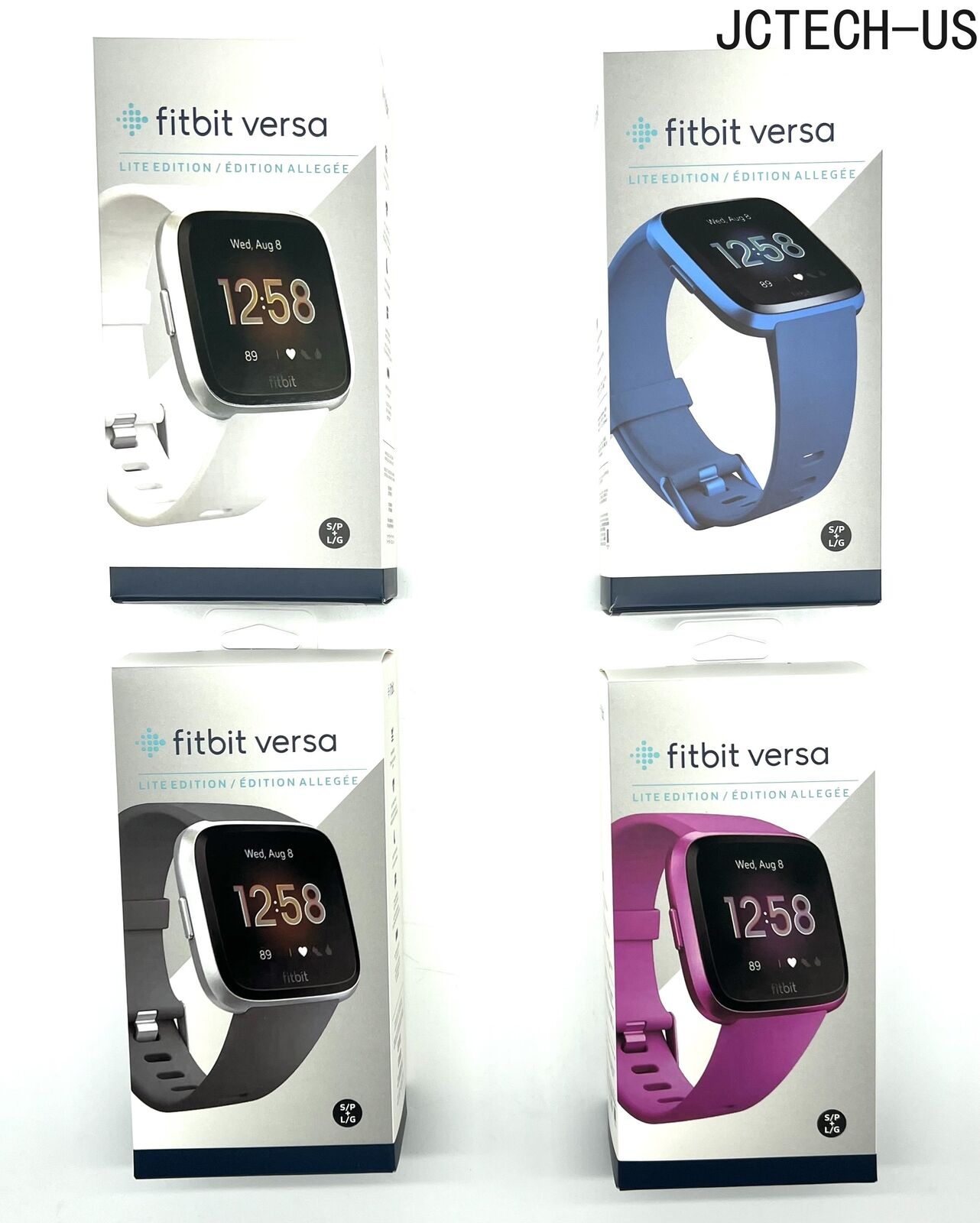 NEW Fitbit Versa lite Wearable Smartwatch Fitness Activity Tracker (S ...