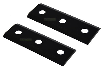 2 X 10,5 CM Häcksler Klinge Ersatzklingen für Holzhäcksler, Shredder, Wendmesser