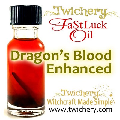 GOOD LUCK OIL, FAST LUCK, Love Money Luck Spell Magic Handmade FROM TWICHERY