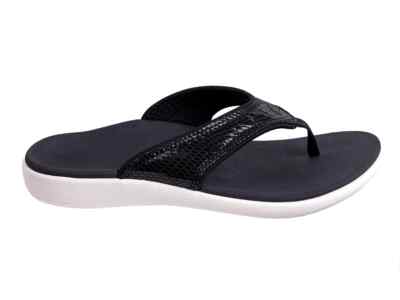 Spenco Infradito Donna Victoria | Plantare Total Support | Nero 42 EU