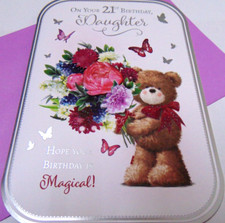 Daughter 21st Birthday Card....You're 21st Birthday, Daughter