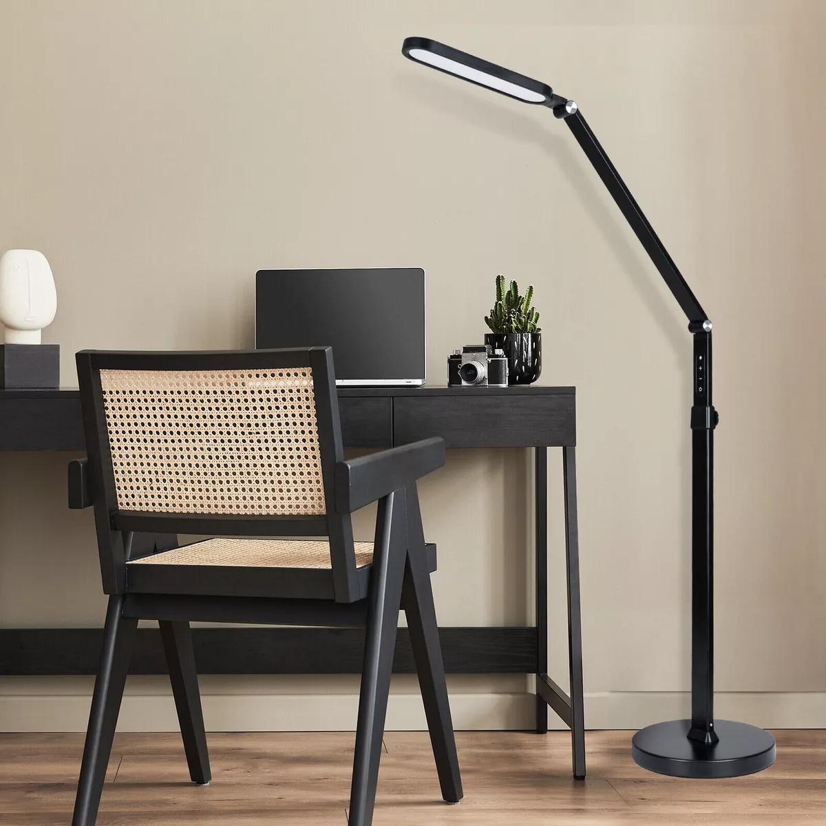Floor standing study lamp outlet