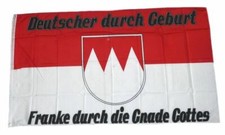 Flagge / Fahne Franke durch die Gnade Gottes Hissflagge 90 x 150 cm