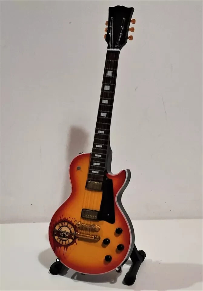 Guns N Roses - Mini Chitarra Da Collezio  GIBSON CUSTOM LES PAUL SLASH SIGNATURE