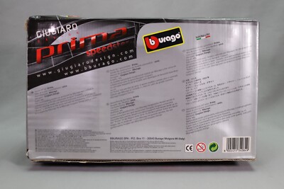 Miniature Burago 1/18 - Giugiaro Design Prima Speedster - Verte - Occasion (boîte Abîmée)