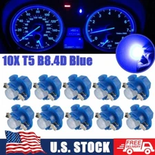 10x T5 B8.4D LED Bulbs Instrument Panel Gauge Cluster Light Bright Blue for RAM