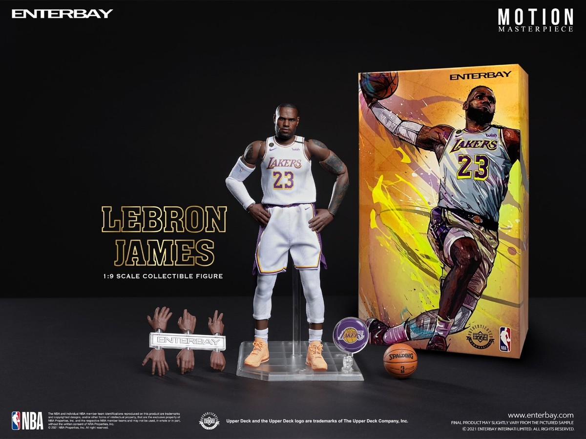 ス*ズ様 期間限定　ENTERBAY NBA フィギュア 1/9 ヒューストン正 ENTERBAY 1/9th Motion Masterpiece Collection LeBron James Fashion