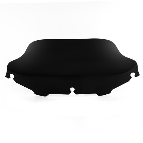 Black 8" Wave Windshield Windscreen Fit for 1996-13 Harley Touring Street Glide - Picture 7 of 9