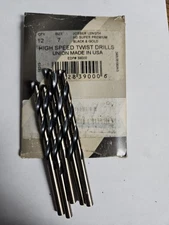 Jobber Drill #7 Black and Gold Finish Qty: 5