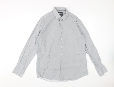 W Collection Herren Hemd weiß Slim Fit 42