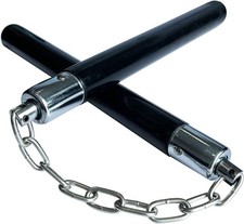 Safe Solid Rubber Nunchucks Nunchakus with Steel Chain and Bearing Ball System o