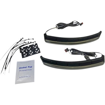 Custom Dynamics Saddlebag Lights  for Indian -  Smoke Lens INDBAG-SWN-S