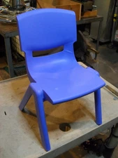 Flash Furniture YU-YCX-003-BLUE-GG Blue Plastic Stackable School Chair