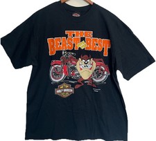Harley Davidson Vintage 1993 The BEAST with the BEST Taz Single-Stitch XL