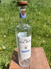 Tequila Ocho Reposado 2025 Collectible Empty Clear Liquor Bottle 750ml