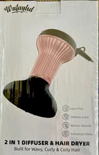 Diffuser and Hair Dryer for Wavy, Curly & Coily Hair 2-Speeds/3 Temp Wufayhd