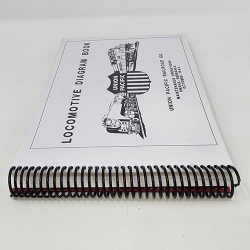 Locomotive Diagram Book Union Pacific Railroad October 1994 Spiralbound Rare - Picture 3 of 14
