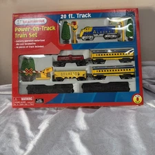 Children’s Train Set Kid Connection Power On Track Train Die Cast Locomotive NIB