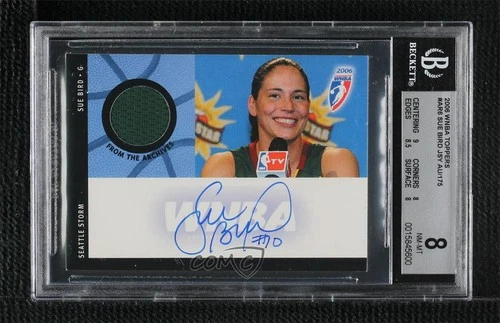 2006 Rittenhouse WNBA Toppers /175 Sue Bird #AR6 BGS 8 Auto