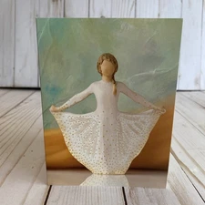 Willow Tree Blank Card Girl Butterfly Susan Lordi Demdaco New Beautiful Unique