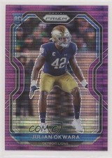 2020 Panini Prizm Rookie Purple Pulsar Prizm Julian Okwara #361 xm0