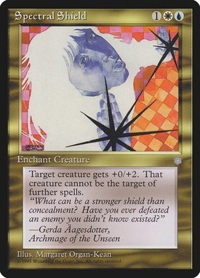 Spectral Shield LP Ice Age Multicolor Enchant Creature Mtg Magic English 