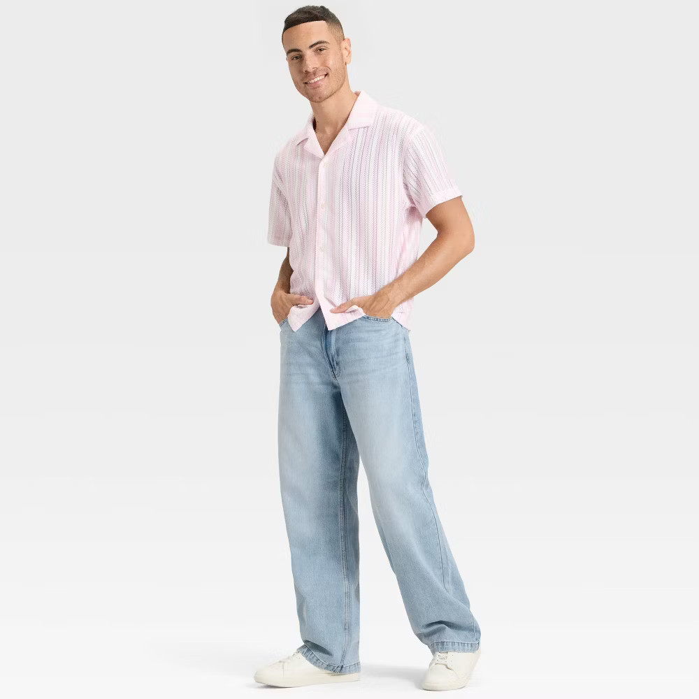 Men's Baggy Fit Jeans - Original Use Light Indigo 36x34