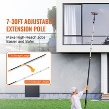 Extendable Rod, Ranging from 7 to 30 FT, Multipurpose Extension Rod, Robust