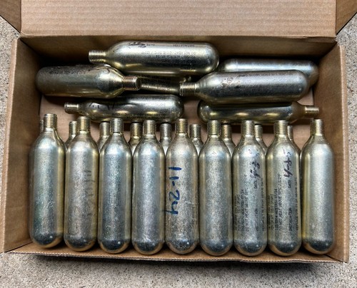 Carbon Dioxide Actuation Cartridge, 16 Gram Pyro-Chem Protex Lot Of 25