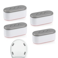 Toilet Seat Bumpers for Bidets, 4 Pack Strong Adhesive Spacers