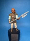 Vtg Star Wars 1983 ROTJ WEEQUAY SKIFF GUARD 100% Figure Complete w/ VIBRO AXE HK