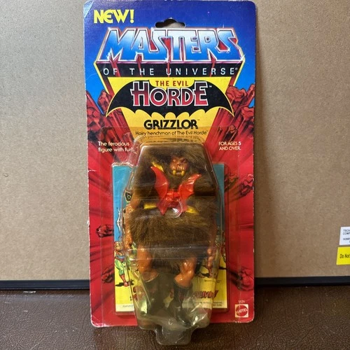 Vintage Masters Of The Universe Grizzlor MOC CARDED MOTU